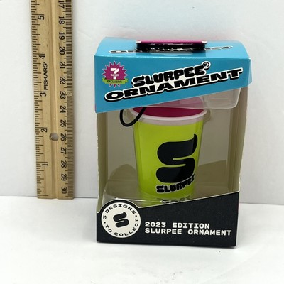 New Slurpee 2023 Edition Green And Pink Slurpee 7 - 11 Ornament