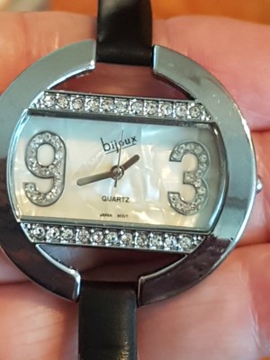 Bijoux Stainless Steel Crystal Watch