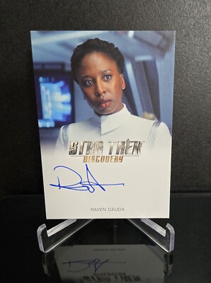 AUTO   RAVEN DAUDA as DR. POLLARD 2021 CBS Rittenhouse Star Trek Discovery