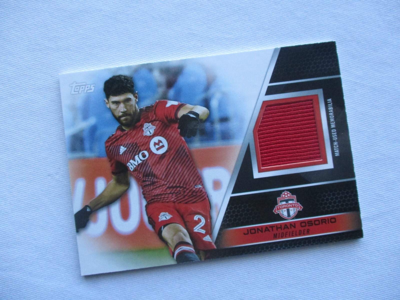 2022 Topps MLS Jonathan Osorio Relic Card 1051/1300 with Game-Used Memorabilia Canada