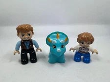 Owen Grady Boy Triceratops LEGO Duplo 10879 Jurassic World Gentle Giants Figures