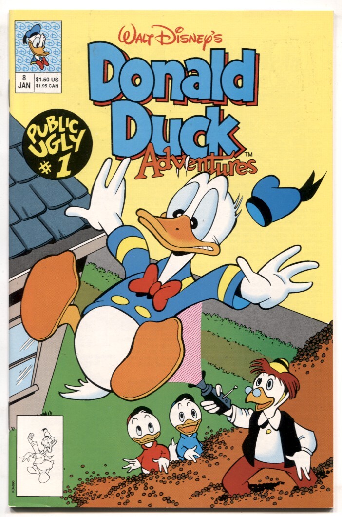 Walt Disney's Donald Duck Adventures #8 1991 - Disney -VF - Comic