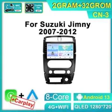 For Suzuki Jimny 2007-2012 Car Radio Auto CarPlay GPS Multimedia Player Screen
