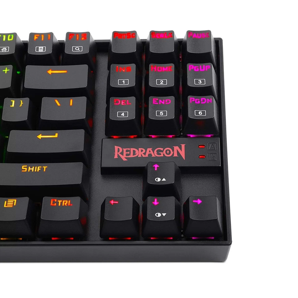 Redragon K552 KUMARA RGB Backlit Mechanical Gaming Keyboard (English US Layout) - Image 3 of 4