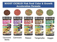Boost CICHLID Fish Food For Color  Growth Acceleration Formula