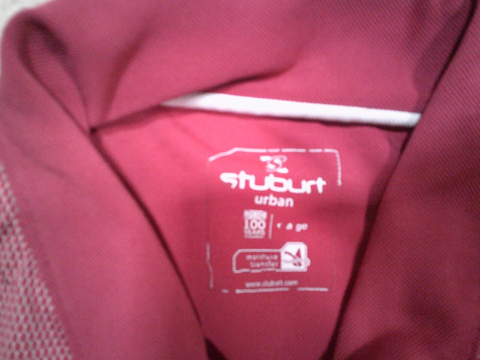Stuburt Urban Golf Polo Shirt Mens Large Pink image 7