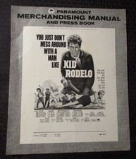 1966 Kid Rodelo PRESS BOOK VG+ 12x15 8 pgs Don Murray, Janet Leigh