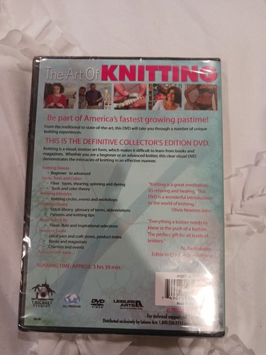 The Art of Knitting DVD (2006) Melissa Leapman cert E - Picture 2 of 2