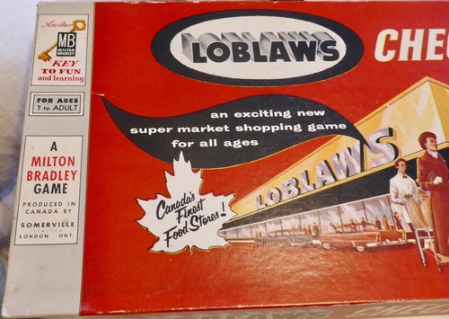 SELDOM SEEN 1959 Vintage LOBLAWS CHECKOUT GAME Board Game by MILTON BRADLEY - Picture 15 of 24