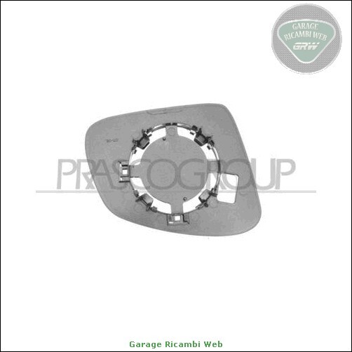GRWME3087514-PRS Vetro piastra specchio GRW Sx Sinistro per SMART FORTWO