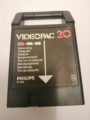 Philips Videopac G7000 - 20 Steinschlinge Spiel - nur Patrone - getestet