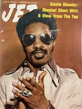 Extremely Rare Vintage Jet Magazine Stevie Wonder May 9,  1974 good condition 