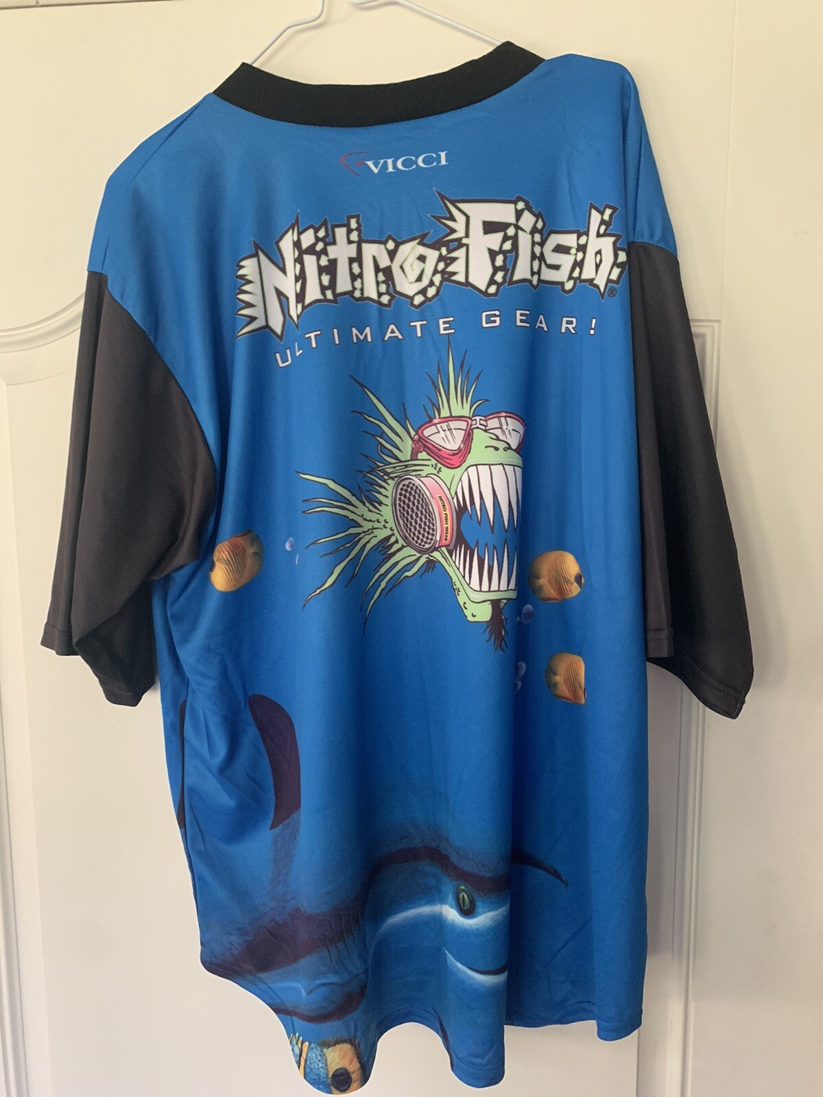 NHRA NITRO FISH DRAG RACING Kenny Koretsky Crew Shirt… Gem