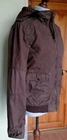Women's KHUJO Brown Hooded Jacket , Size L ,VGC !
