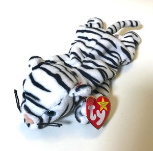 blizzard the white tiger beanie baby