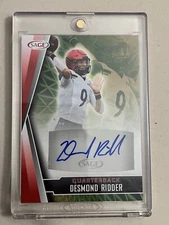 DESMOND RIDDER 2022 SAGE FOOTBALL ROOKIE AUTO #A-DR - FALCONS