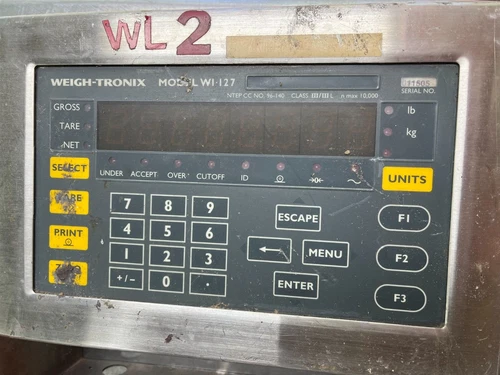 Weigh-Tronix WI-127 Scale Readout Display Control Unit LOT5