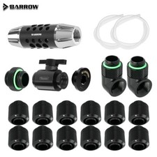 Barrow OD13/16mm Soft Tube Fitting Kit Filter Switch  Plug  90 Degree Fitting