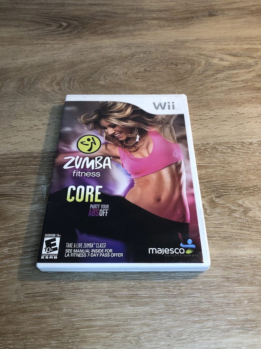 Wii zumba cheap fitness core