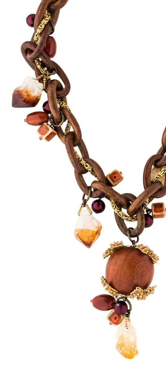 ERICKSON BEAMON Quartz & Agate Statement Necklace… - image 3