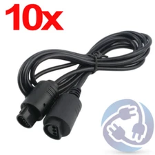 WHOLESALE LOT - 10X Nintendo 64 Controller Gamepad Extension Cable Cord N64 6 ft