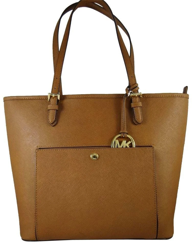 Jet Set Medium Saffiano Leather Top-zip Tote Bag