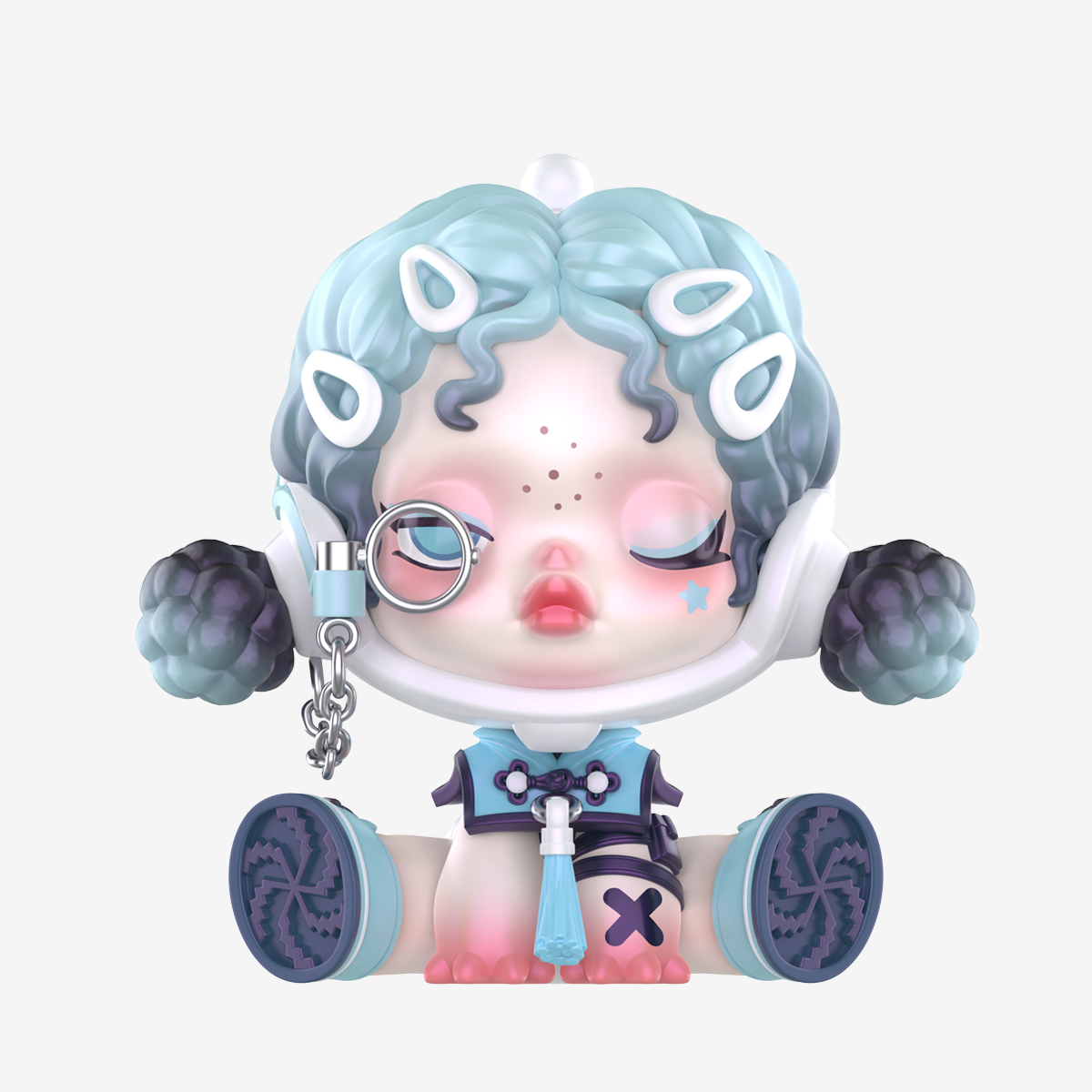 ゲームキャラクター popmart SKULLPANDA Authentic Skullpanda City of Night Series Blind Box