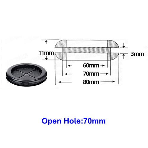 16 - 130mm Blanking Rubber Grommets Closed Blind Plugs Closed Bungs Wire Protect - Picture 26 of 32