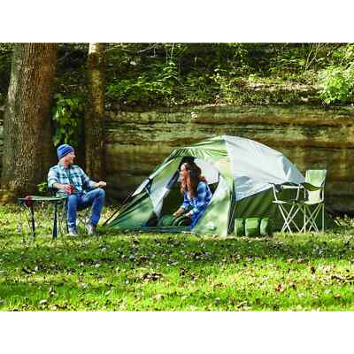 Ozark Trail 6-Piece Camping Combo – 4P Tent, Sleeping Bags,2 Chairs NEVER  USED