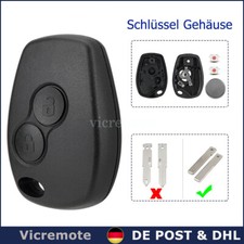 Schlüssel Ersatz 2 Tasten Gehäuse für Renault Twingo Kangoo Modus Trafic Master