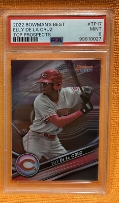 Elly De La Cruz 2022 Bowman's Best #TP17 Top Prospects Cincinnati