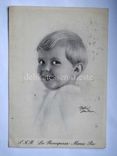 REALI SAVOIA Principessa Maria Pia monarchia vecchia cartolina 2