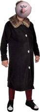 COSTUME ZIO FESTER FAMIGLIA ADDAMS ADULTO TAGLIA UNICA