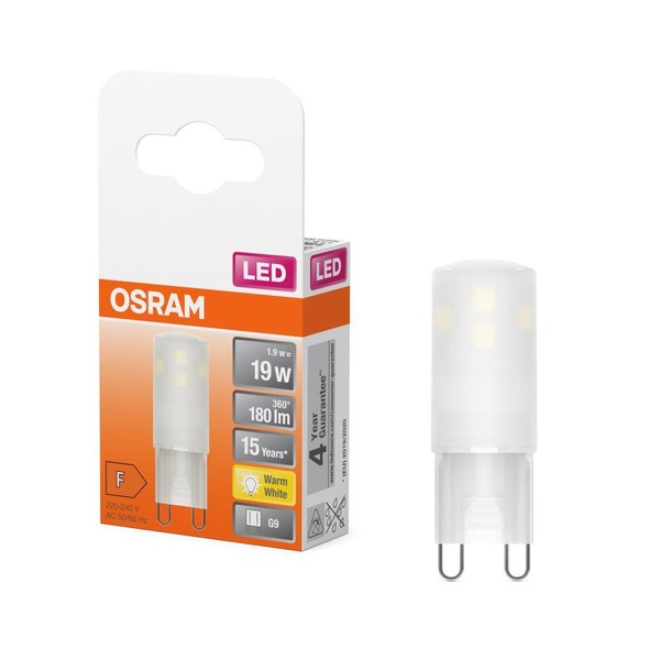 Osram Led Pin G9 Stiftsockel Lampe 1,9W Wie 19W WarmweißEs Licht 2700K-image