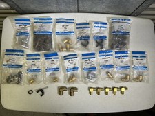 ZURN Pex Lot Plumbers Parts Elbow Coupling Barb Crimp Ring J-Hook Female Solder