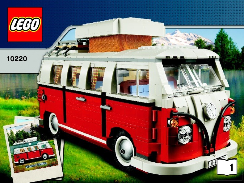 LEGO Creator - Rare - Volkswagon VW Camper Bus 10220 - No Box