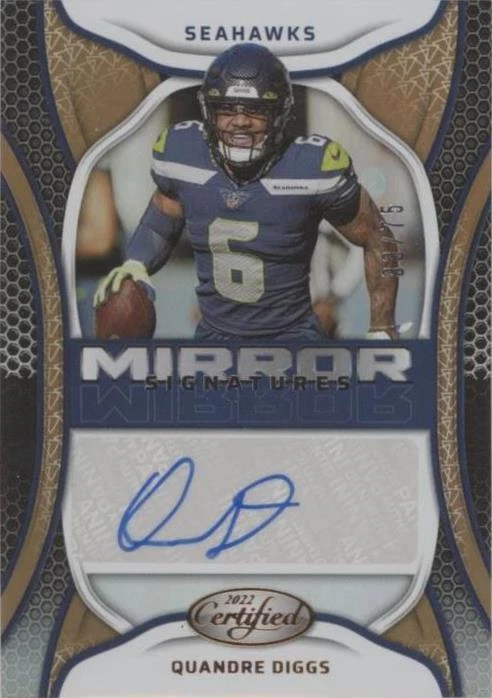 2022 Panini Certified Quandre Diggs #MS-QD