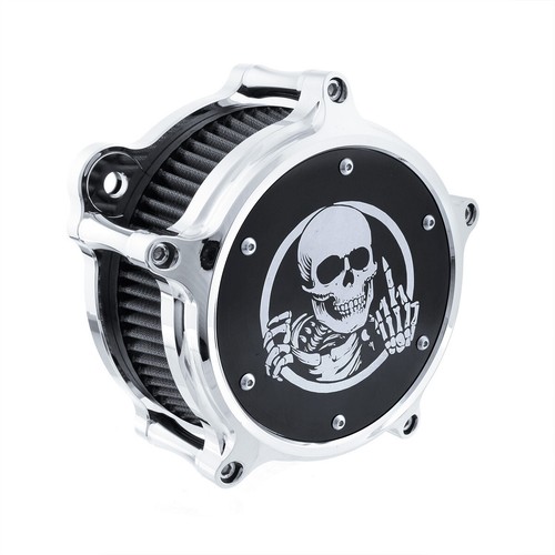 CNC Air Cleaner Intake Filter System Kit For Harley Dyna 1993-17 Softail 1993-15 - Picture 4 of 12