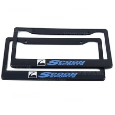 X2 JDM Universal Spoon Plastic Racing License Plate Frame Tag Cover Holder