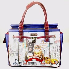 Nicole Lee Travel Carry On Rolling Bag - Las Vegas Design