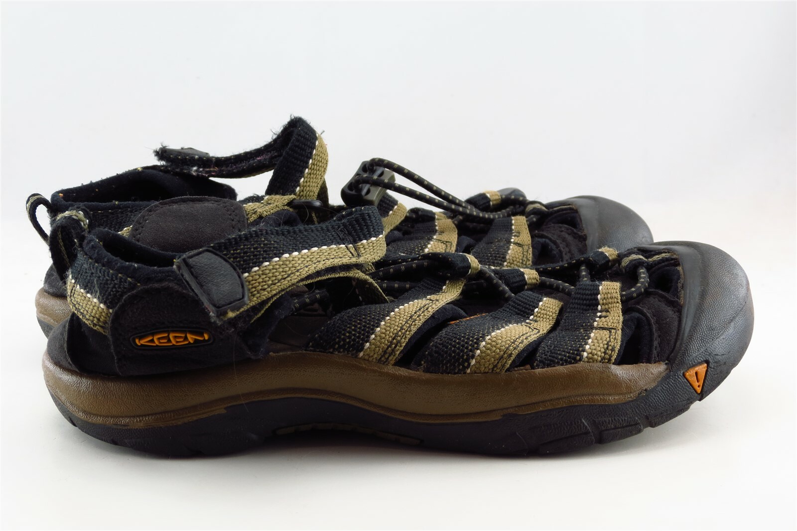 KEEN Sandali in tessuto nero scarpe ragazzo taglia 1 M
