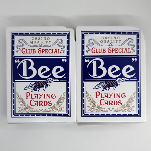 Bees Club Special Playing Cards Blue Treasure Bay Casino Biloxi 2er Set