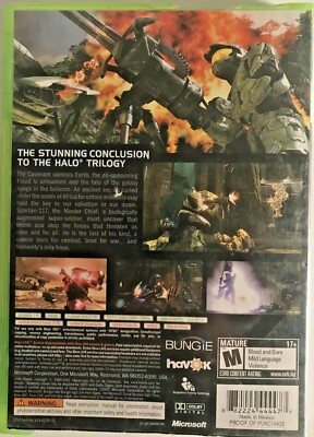 Halo (Xbox 360, 2007): GAME AND CASE: First Person Shooter