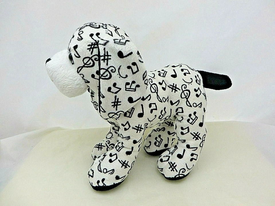 Ganz Webkinz Musical Notes Dalmatian HM714 Stuffed Animal Dog Plush NO CODE  - Image 2 of 4