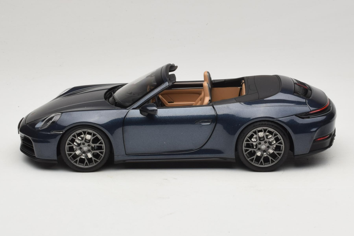 Porsche 911 Carrera 4S Cabriolet Bleu – Miniature 1/18 Norev – Occasion
