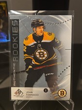 #AR-FA 2025-26 SP Game Used John Farinacci RC Boston Bruins