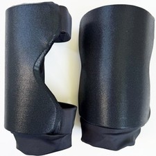 Pro Grade Wrestling Kneepads Glossy Black Knee Pads Custom Gear S/M/L/XL