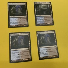 Dimir Guildgate x3 Gatecrash and x1 dragons maze MTG dual lands