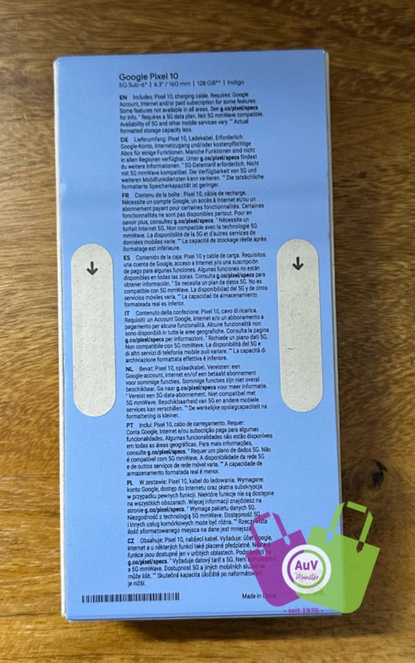 Google Pixel 10-128GB/12GB -INDIGO (blau) 48MP/6,3"/5G/Andoriud 16-Neu/OVP - Bild 4 von 4