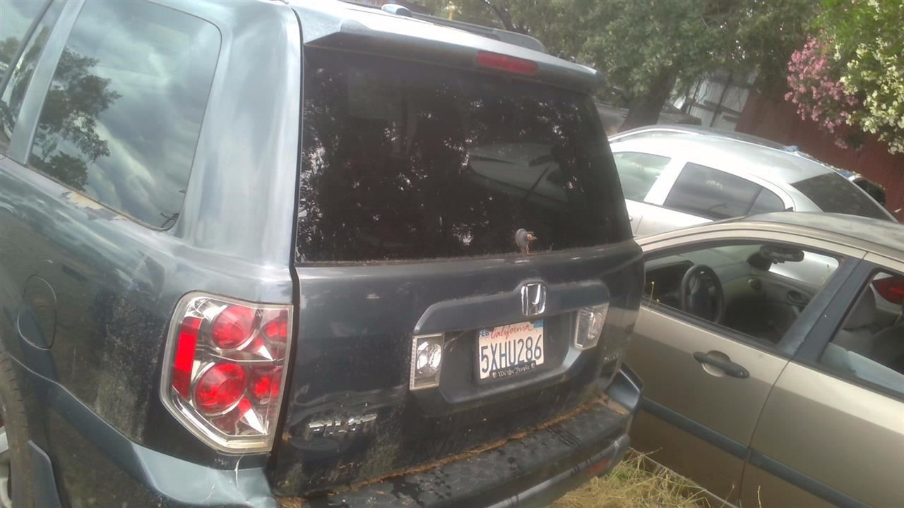 Trunk/Hatch/Tailgate LX Privacy Tint Glass Fits 06-08 PILOT 33019336